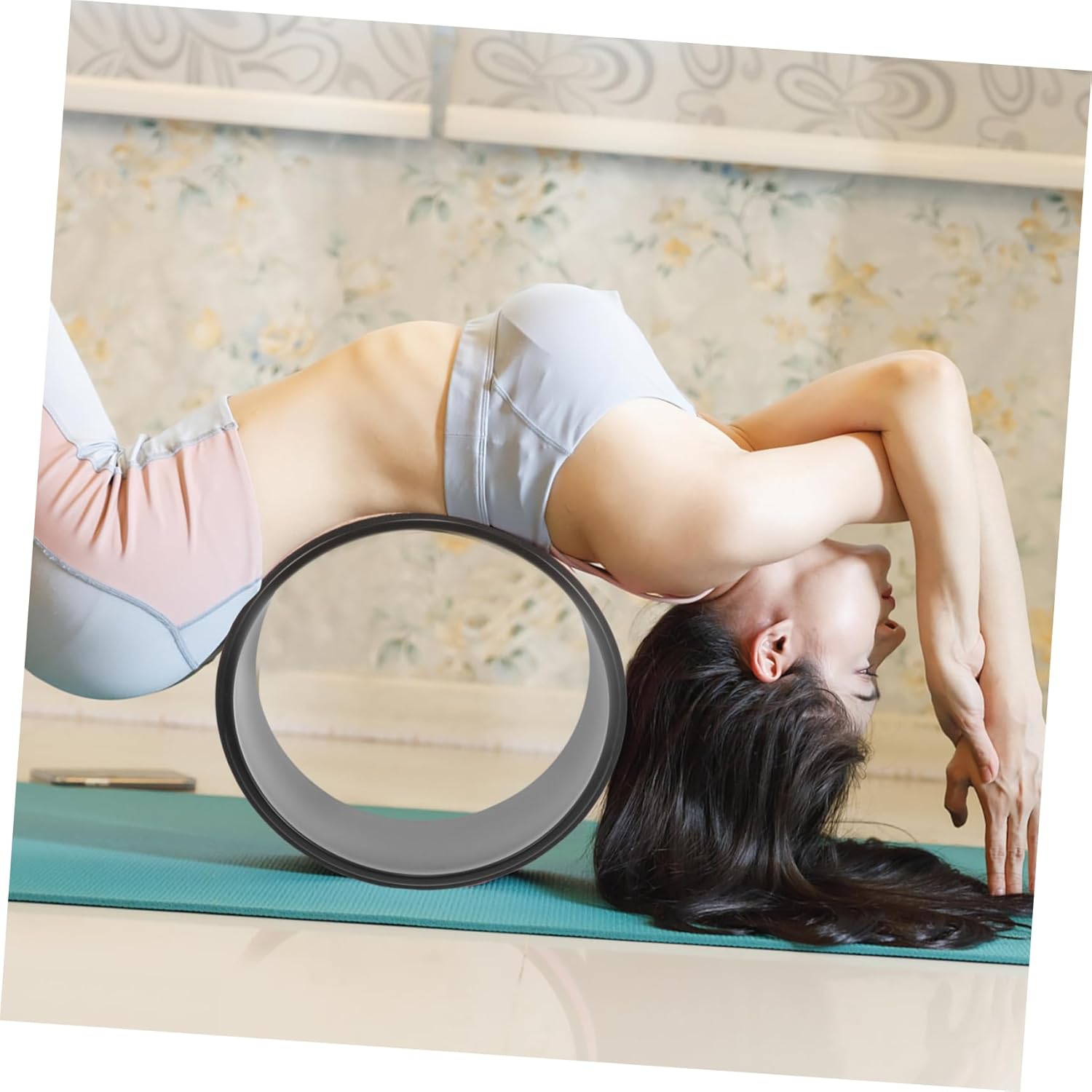 Natural Cork Wheel - Backbend and Stretch Support for Pilates Relaxation