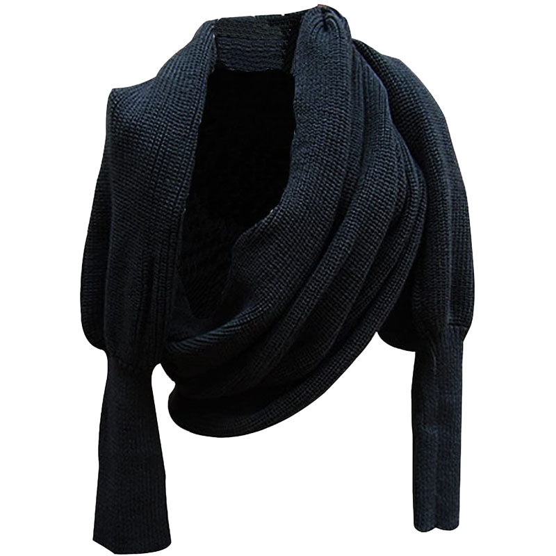 Multi-Use Knit Blanket Long Shawl Winter Warm Large Scarf