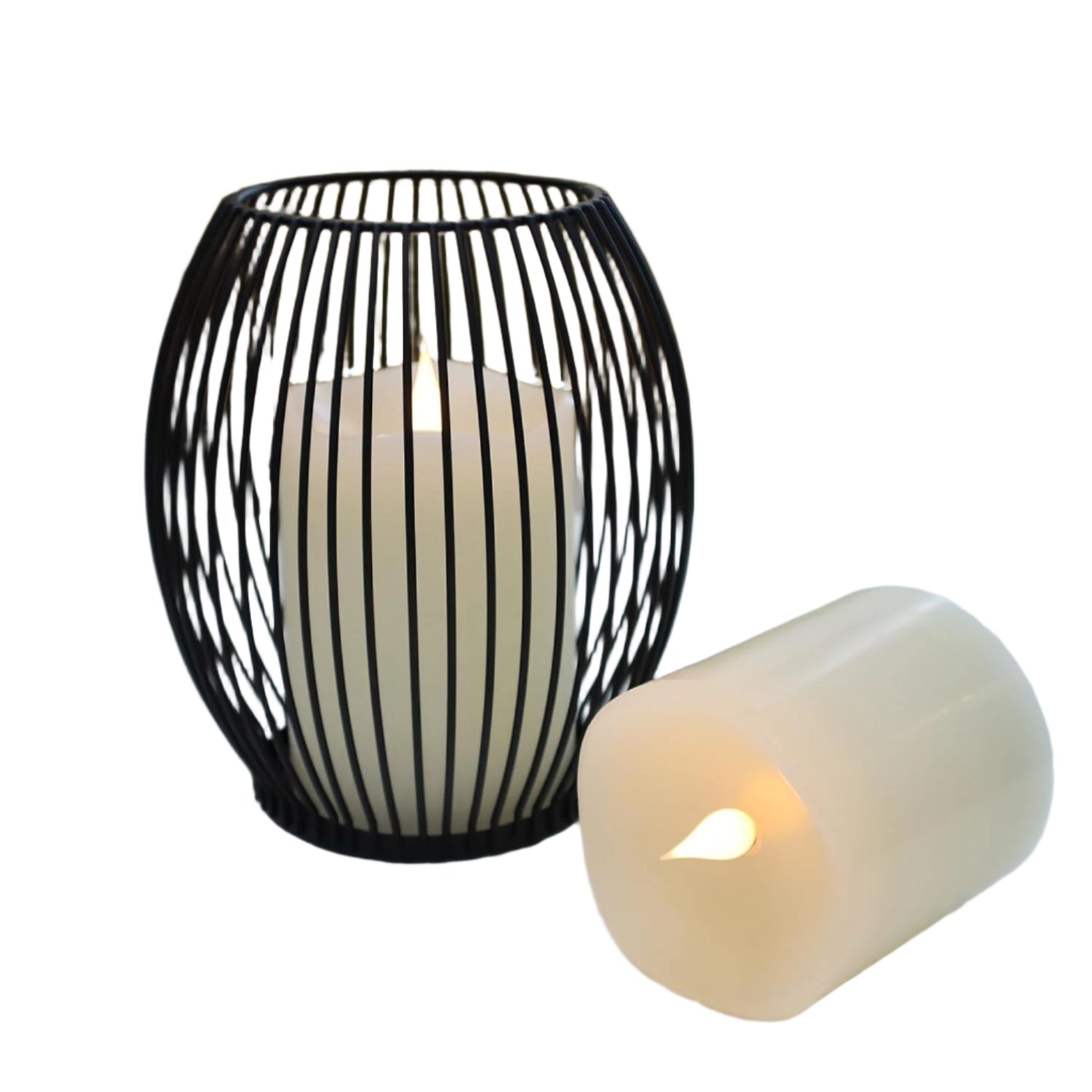 Flameless Moving Wick Candles with Remote Control
