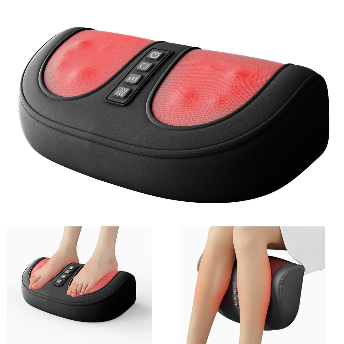 Heated Hand Massager with Air Compression - Finger Wrist Palm Relief