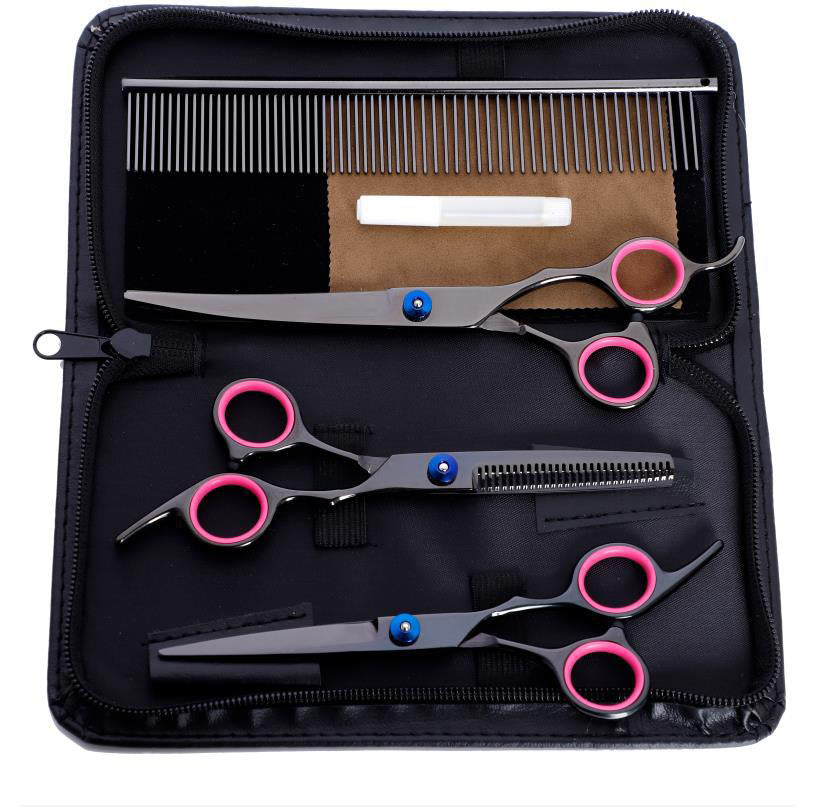 Dog Grooming Scissors Colorful Pet Trimming Set