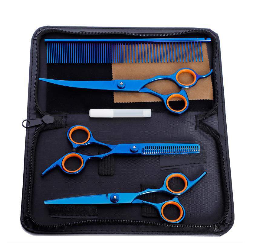 Dog Grooming Scissors Colorful Pet Trimming Set