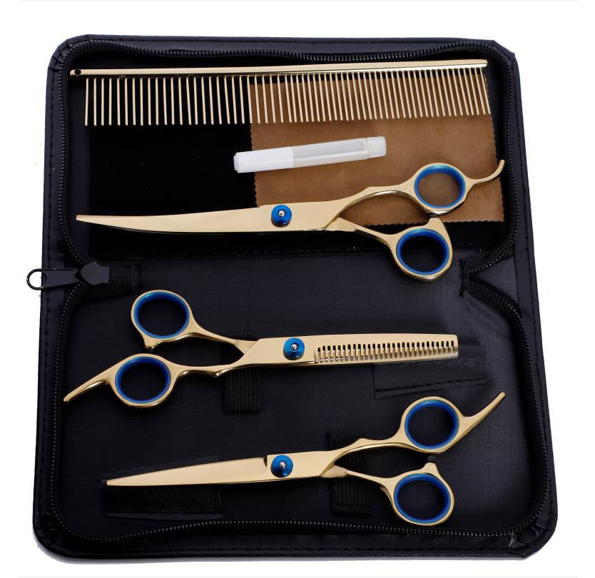 Dog Grooming Scissors Colorful Pet Trimming Set