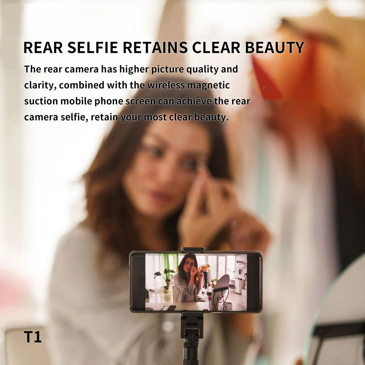 Magnetic Phone Vlog Screen - Rear Camera Monitor