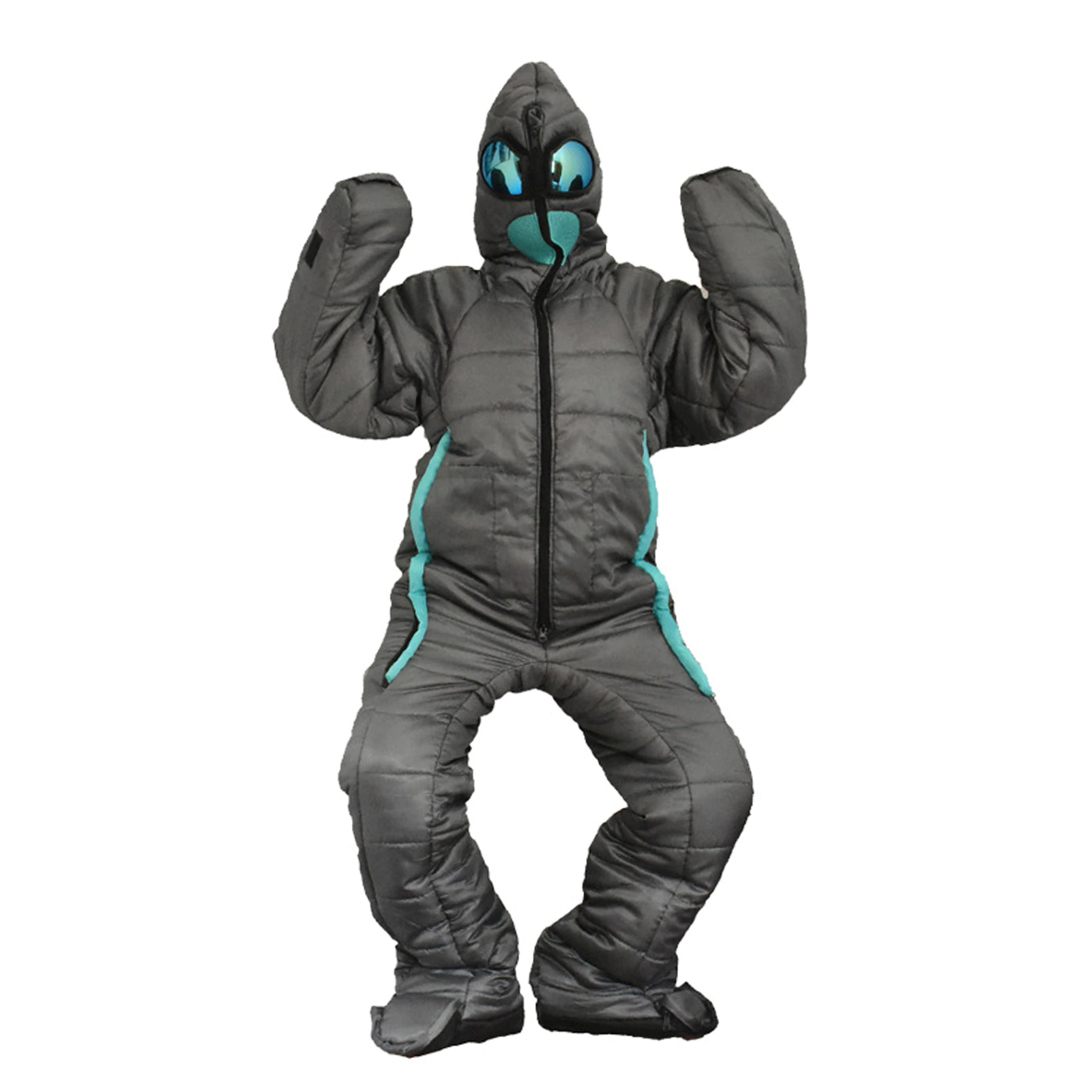 Alien Warm Fiber Wearable Sleeping Full Body Bag