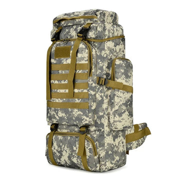 Mountaineering Tactical Hiking Backpack - Large Outdoor Travel And Climbing Bag