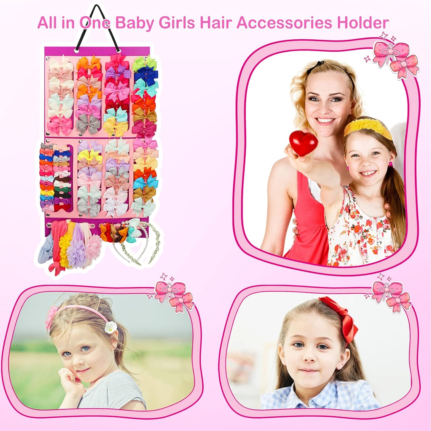 Hair Clips Accessories Storage Organizer Hanger