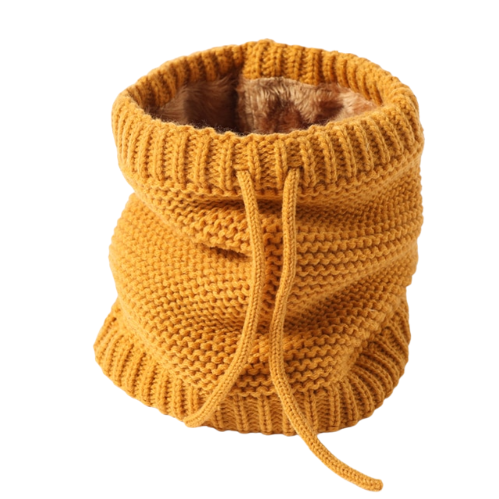 Women's Knitted Winter Ring Scarf Neck Cover Soft Thick Fur