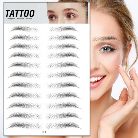 4D Hair-Like Eyebrow Tattoo