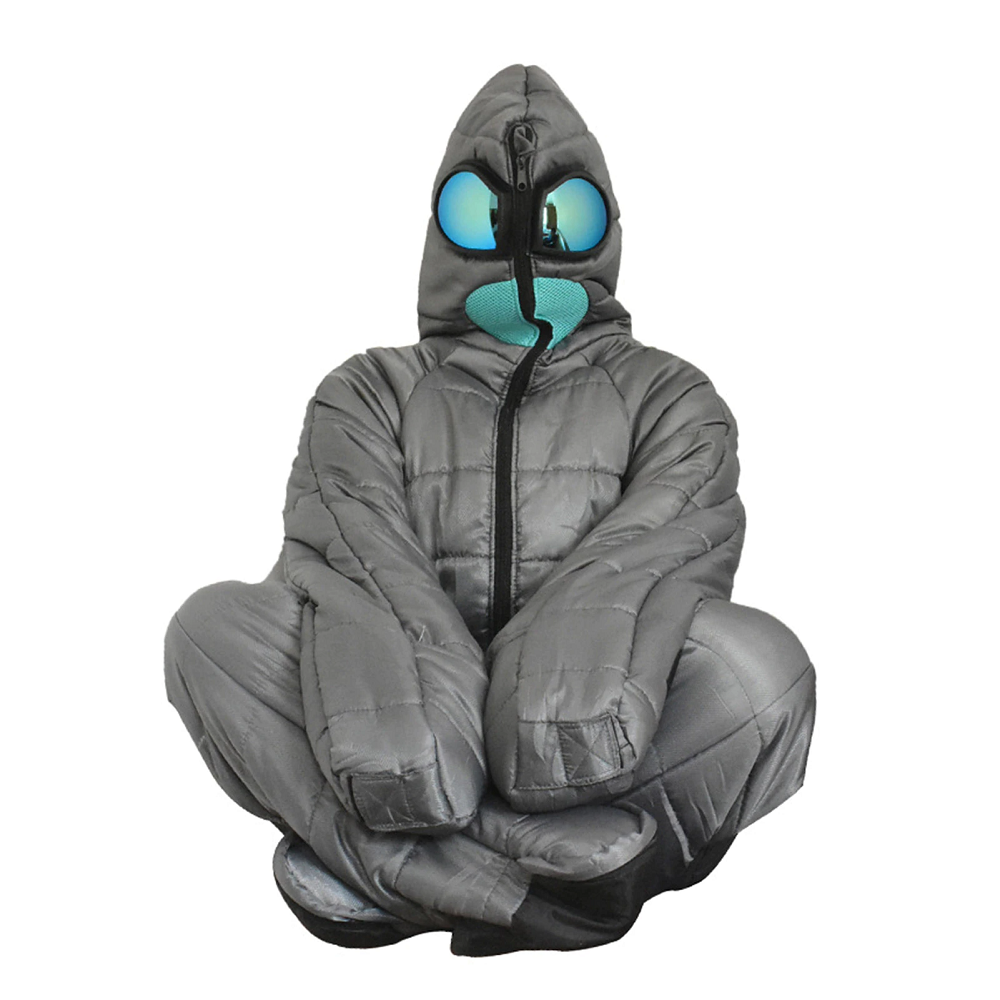 Alien Warm Fiber Wearable Sleeping Full Body Bag