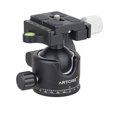 Tripod Ball Low Profile Head Panoramic Max Load 33.1 Lbs/33lbs