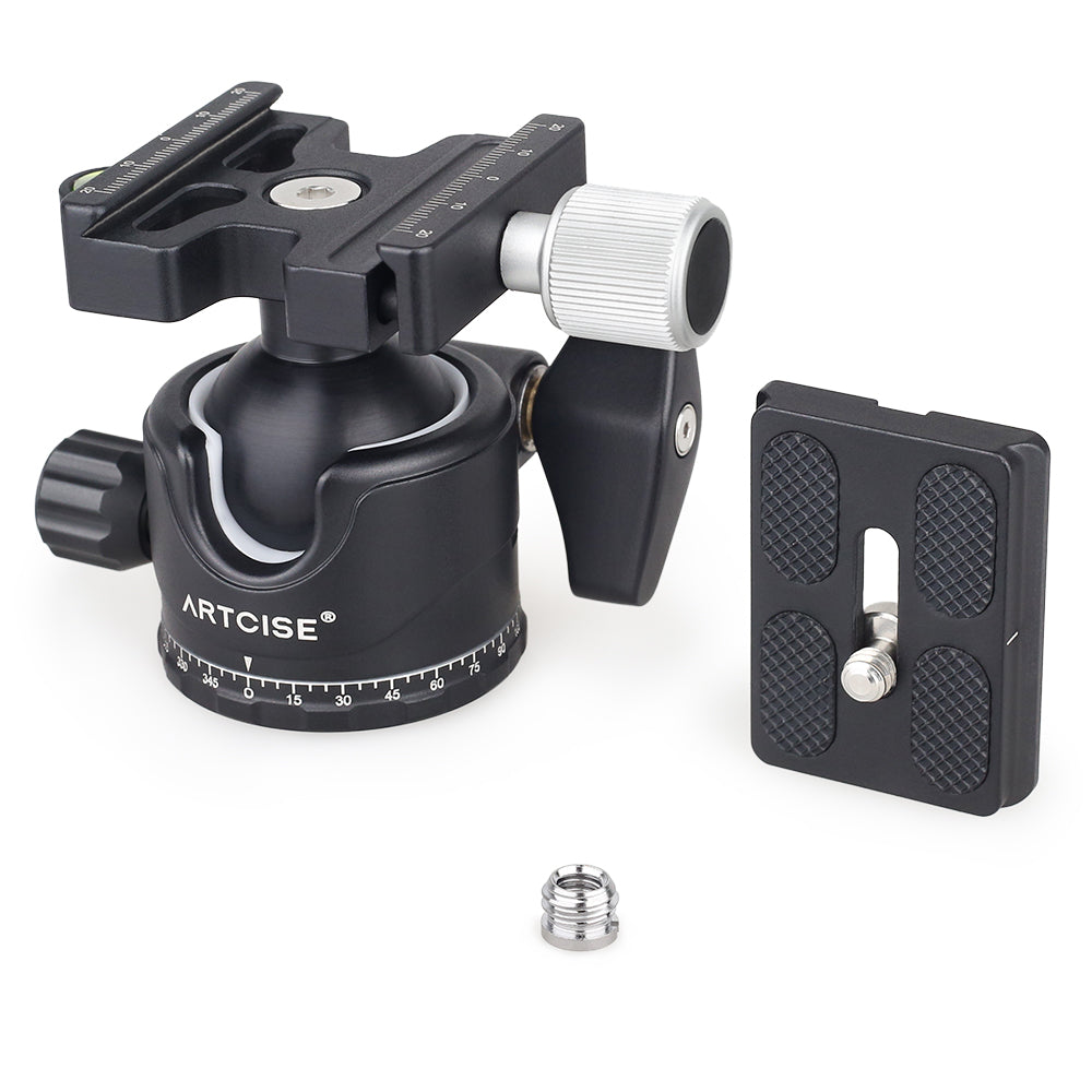 Tripod Ball Low Profile Head Panoramic Max Load 33.1 Lbs/33lbs