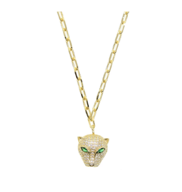 Jaguar Pendant Necklace