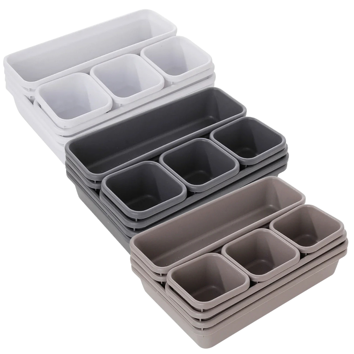 8 Pcs/set Adjustable Drawer Organizer Box