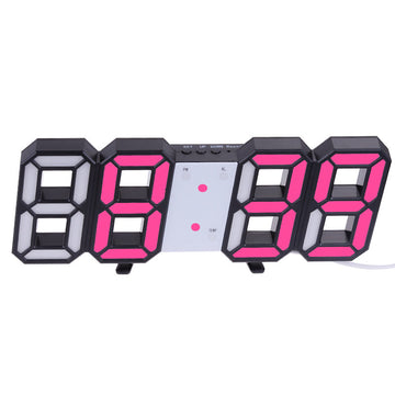 3D Large LED Digital Wall Clock