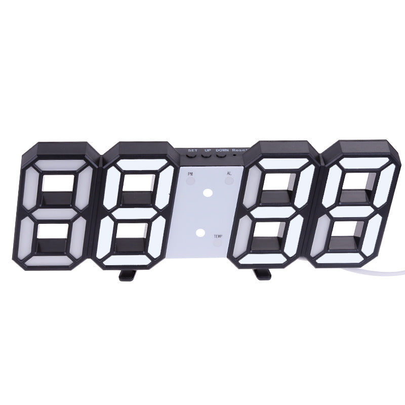 3D Large LED Digital Wall Clock