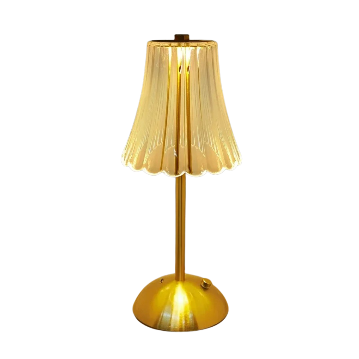 Crystal LED Table Lamp - Rechargeable Touch Sensor Dimmable Light