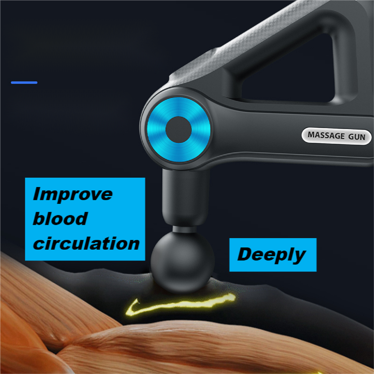 Triangle Massage Gun Deep Tissue Massager
