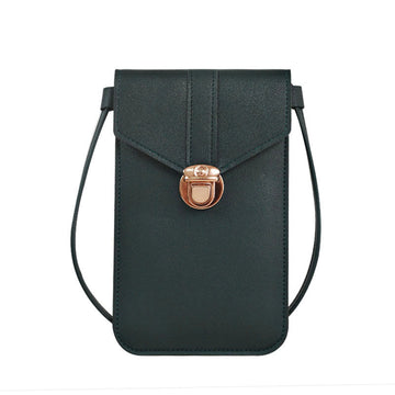 Touchable PU Leather Change Bag