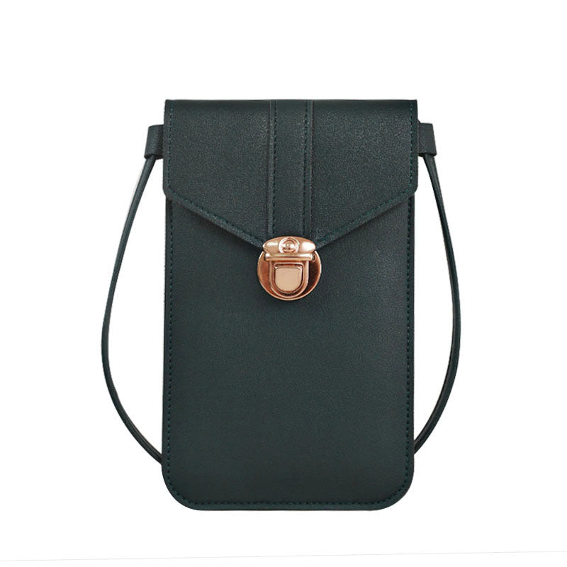 Touchable PU Leather Change Bag
