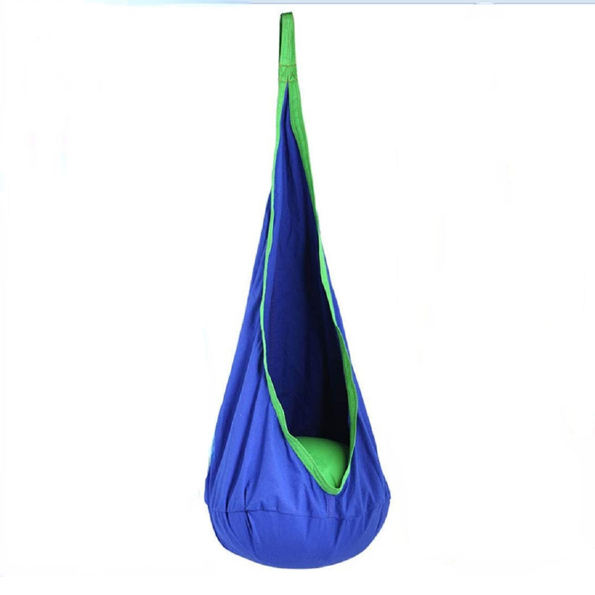 Children's Hanging Hammock Chair with Inflatable Pillow