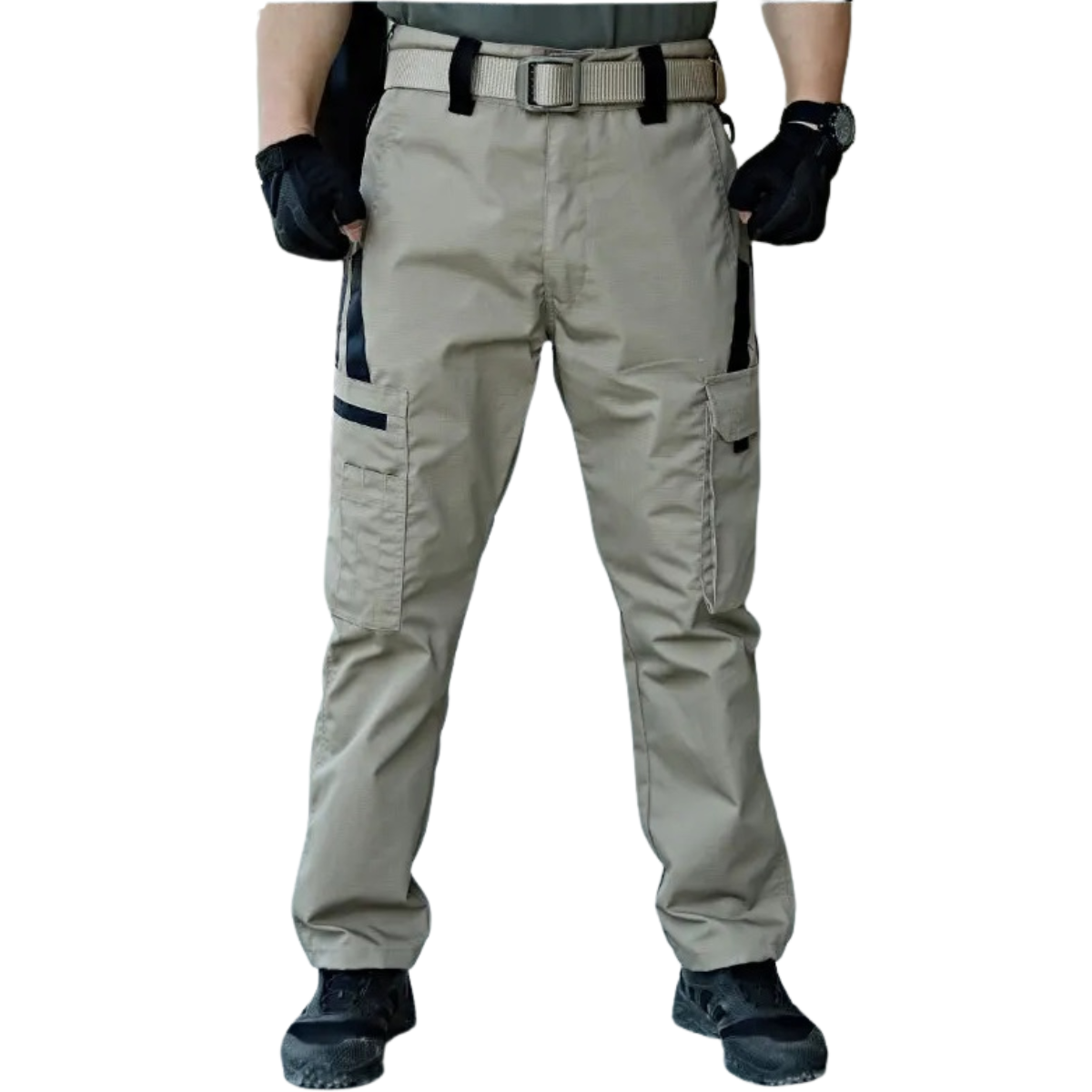 Men's Tactical Cargo Pants - Waterproof Multi-Pocket Outdoor Trousers