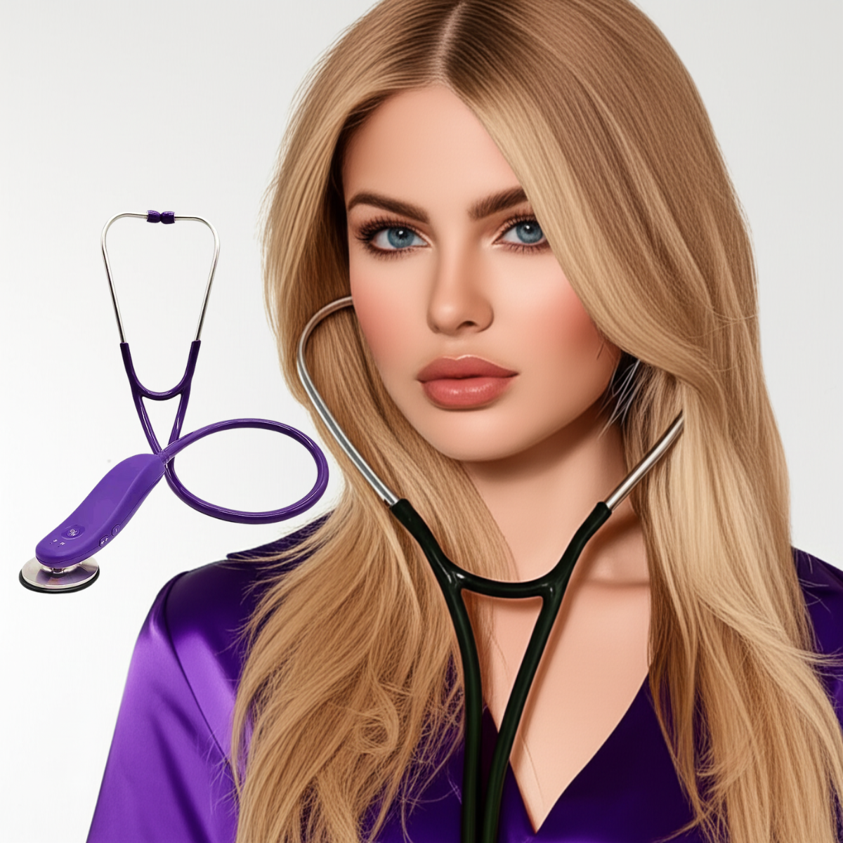 Bluetooth Digital Stethoscope - Wireless Smart Electronic