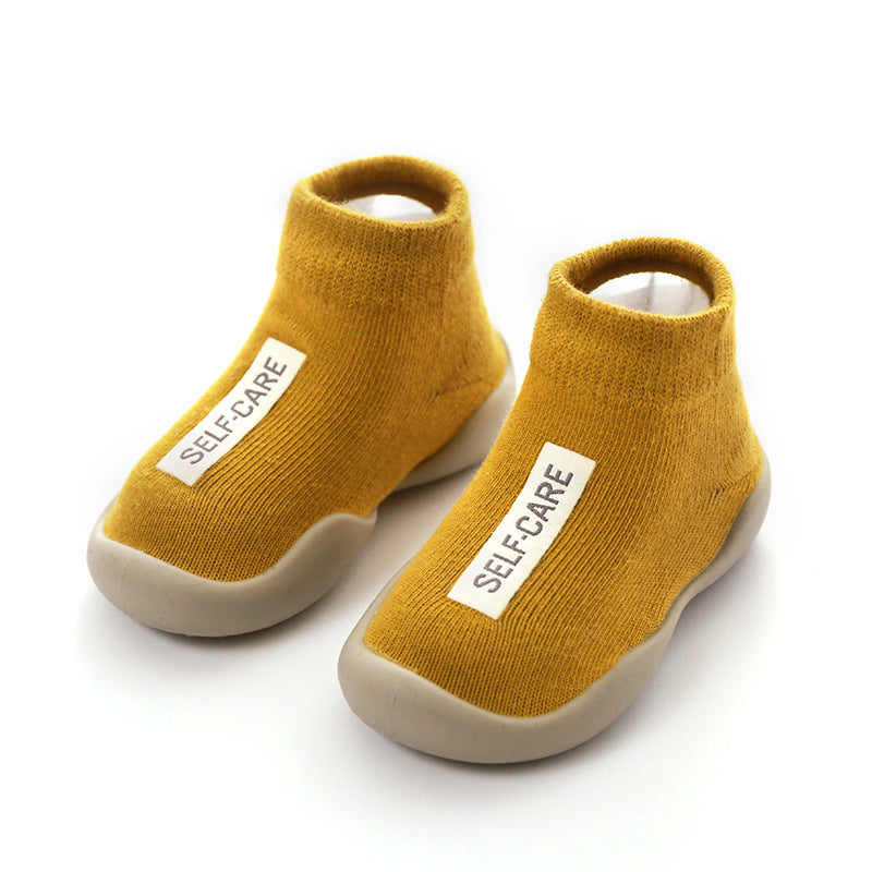 Baby First Shoes Knit Booties Anti-Slip