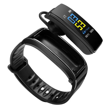 2-In-1 Smart Watch Bracelet with Bluetooth Earphones