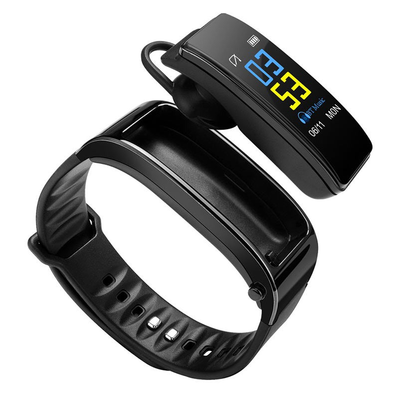 2-In-1 Smart Watch Bracelet with Bluetooth Earphones