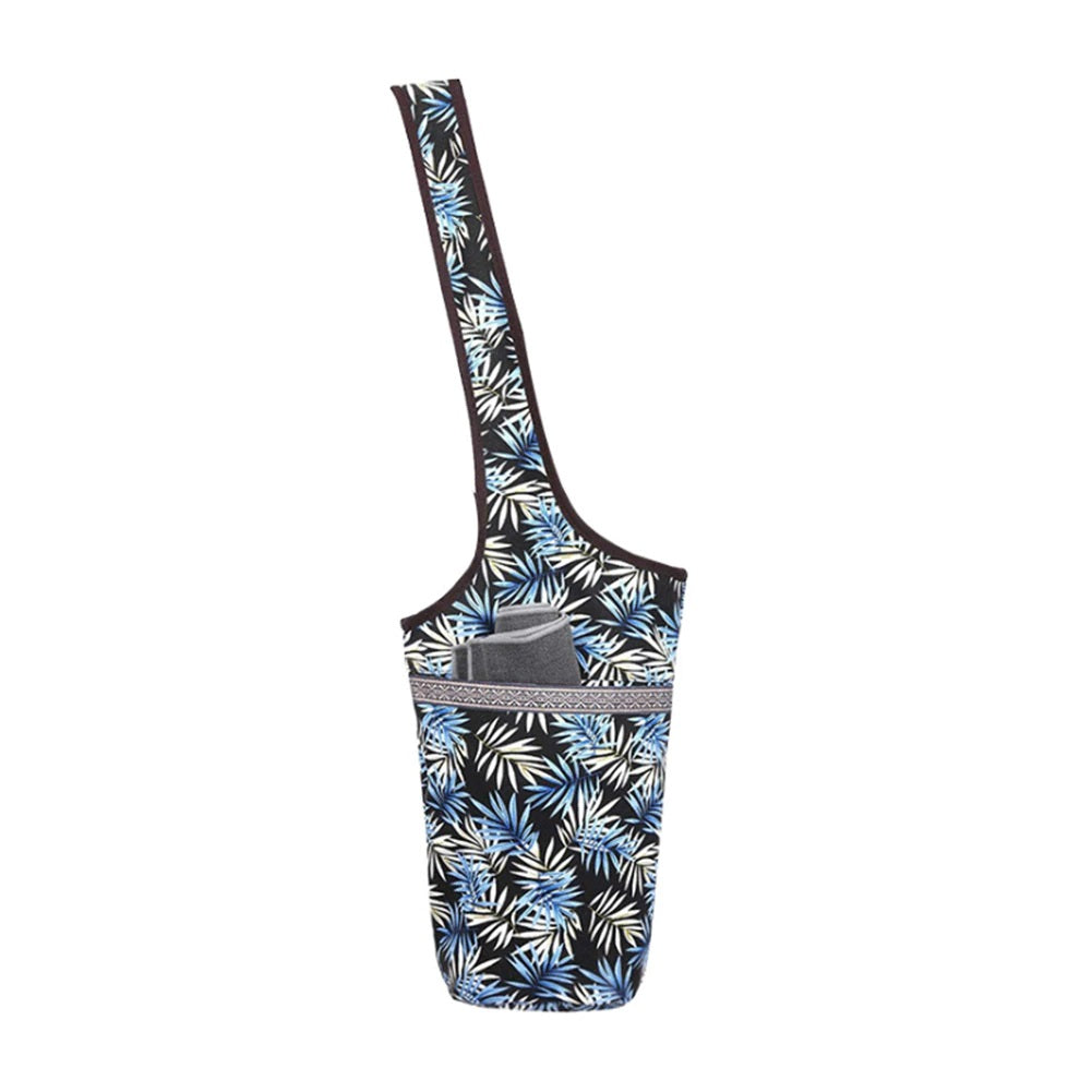 Yoga Printed Canvas Mat Bag