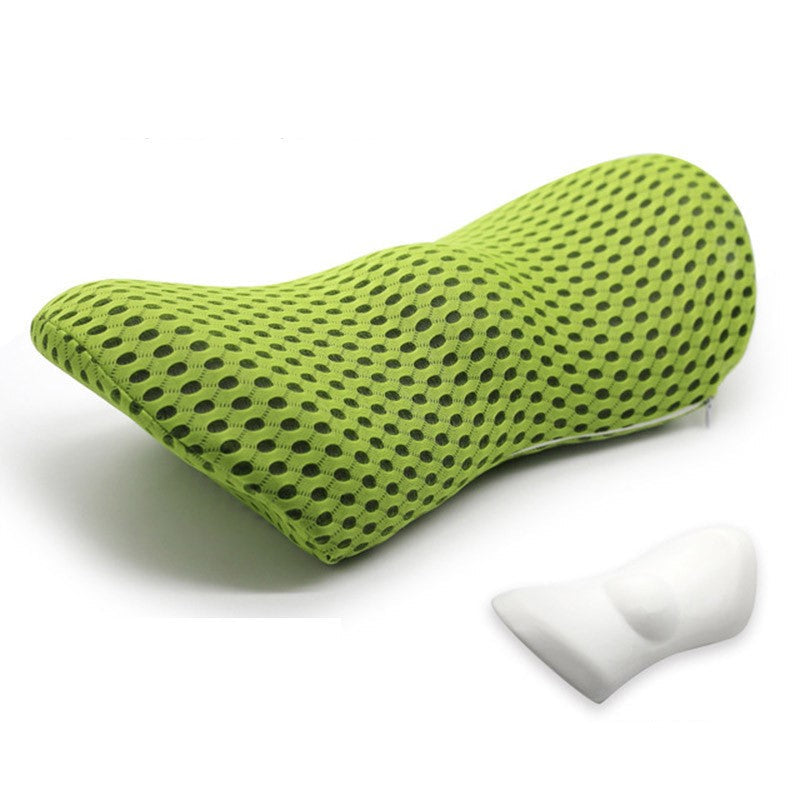 Breathable Memory Cotton Lumbar Pillow Waist for Car & Seat