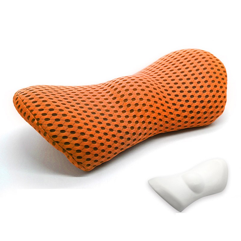 Breathable Memory Cotton Lumbar Pillow Waist for Car & Seat