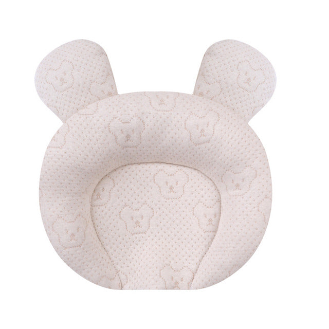 Breathable Stereotypes Anti-Head Baby Protective Latex Pillow