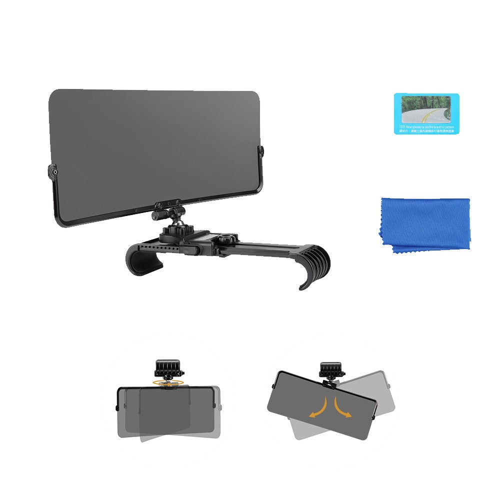 Anti-Dazzle Anti-Uv Rotatable Adjustable Sun Visor Blocker Car