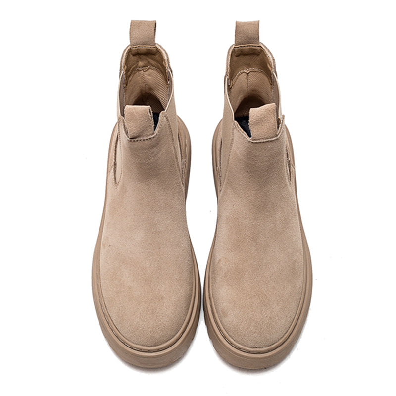 Shoes Cow Suede Ankle Chelsea Boots