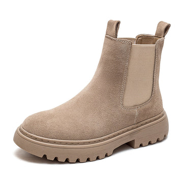 Shoes Cow Suede Ankle Chelsea Boots