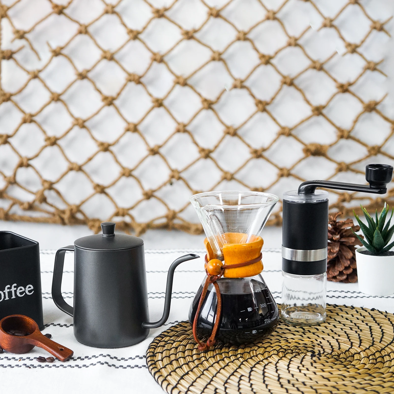 Pour Over Coffee Maker Set