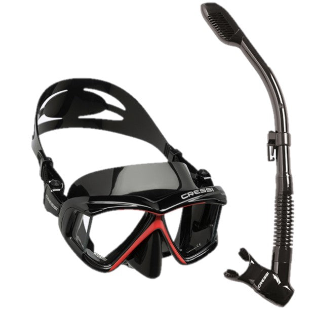Panoramic Scuba Diving Mask Dry Snorkel