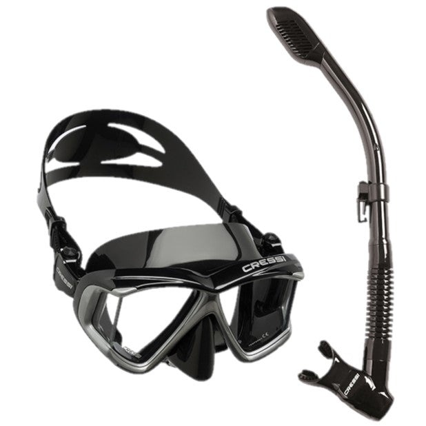 Panoramic Scuba Diving Mask Dry Snorkel