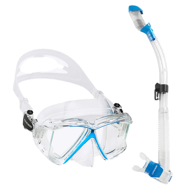 Panoramic Scuba Diving Mask Dry Snorkel