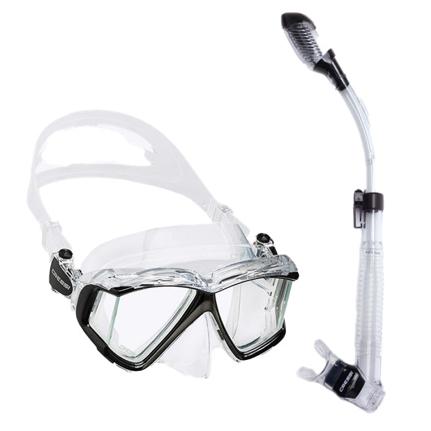 Panoramic Scuba Diving Mask Dry Snorkel