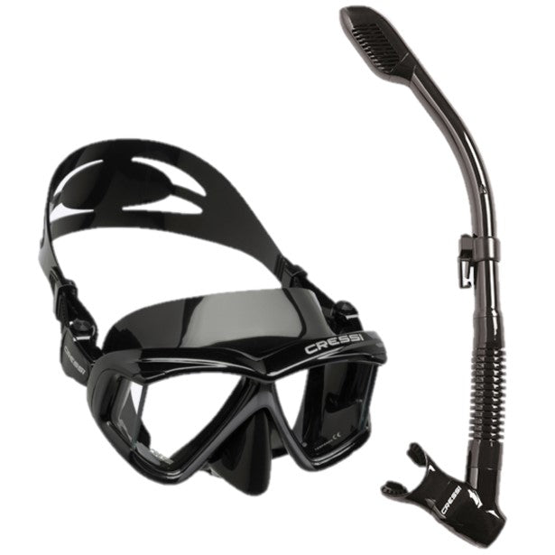 Panoramic Scuba Diving Mask Dry Snorkel