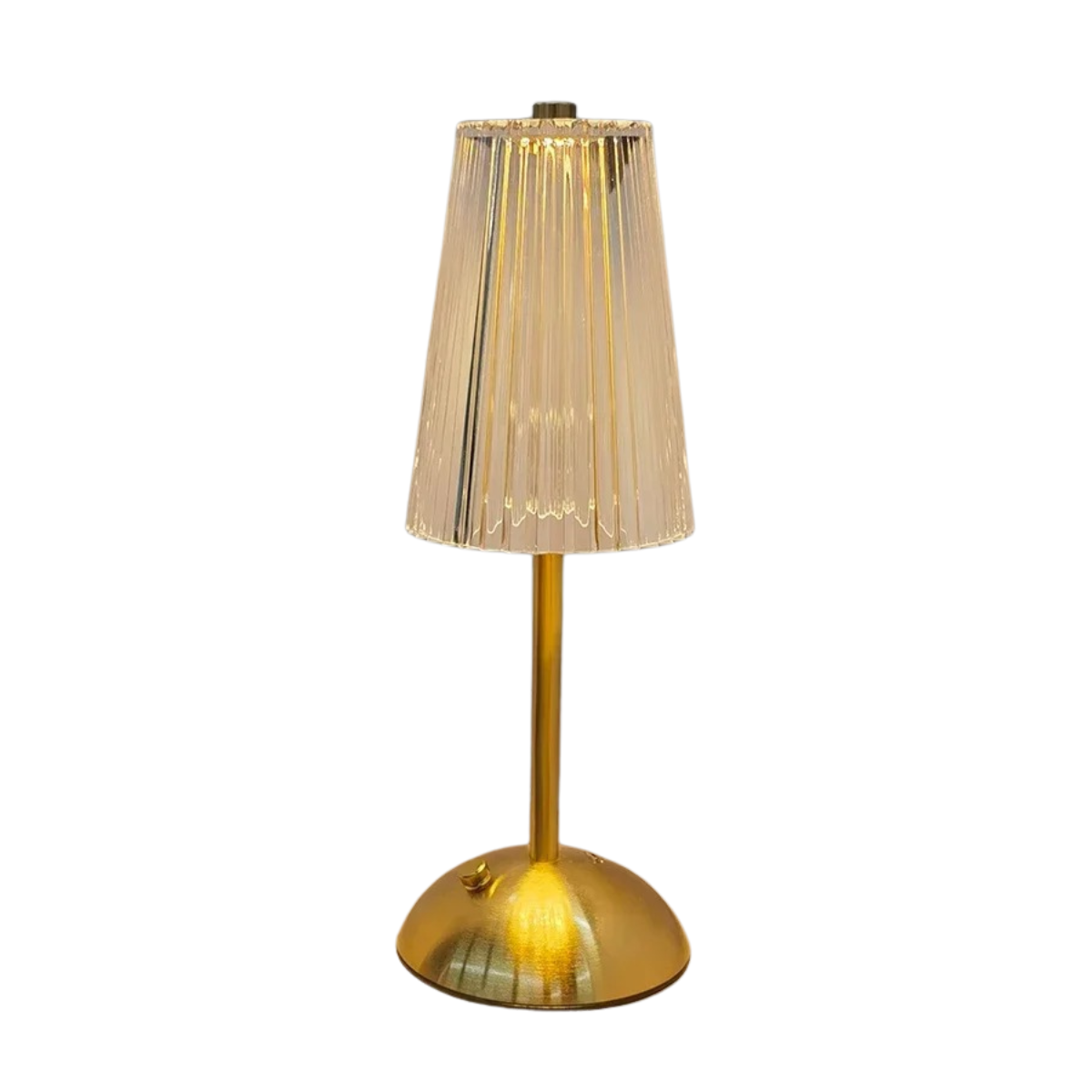 Crystal LED Table Lamp - Rechargeable Touch Sensor Dimmable Light