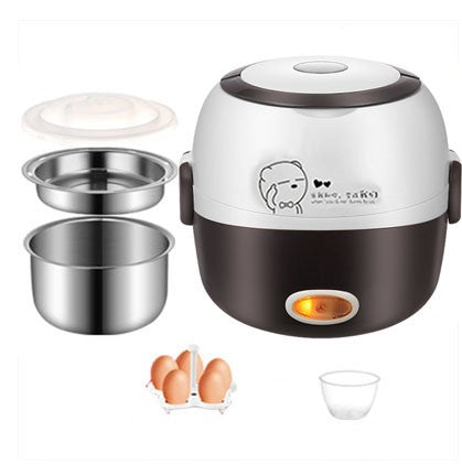 Mini Rice Cooker Electric Lunchbox Warmer