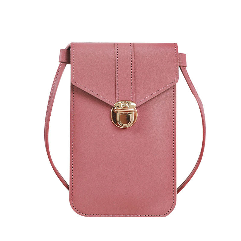 Touchable PU Leather Change Bag