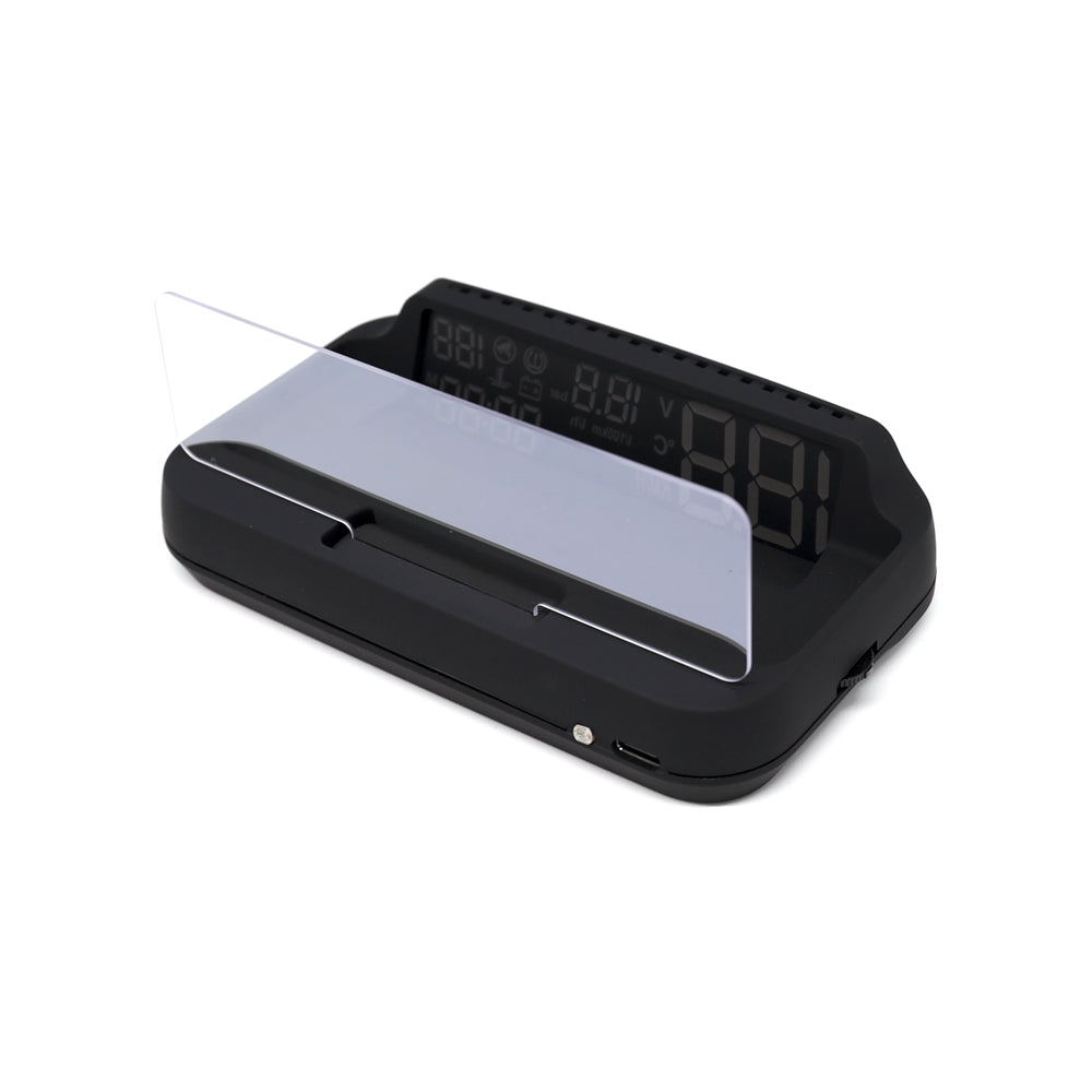 Mirror Hud Head-Up Display RPM Speed Projector Car