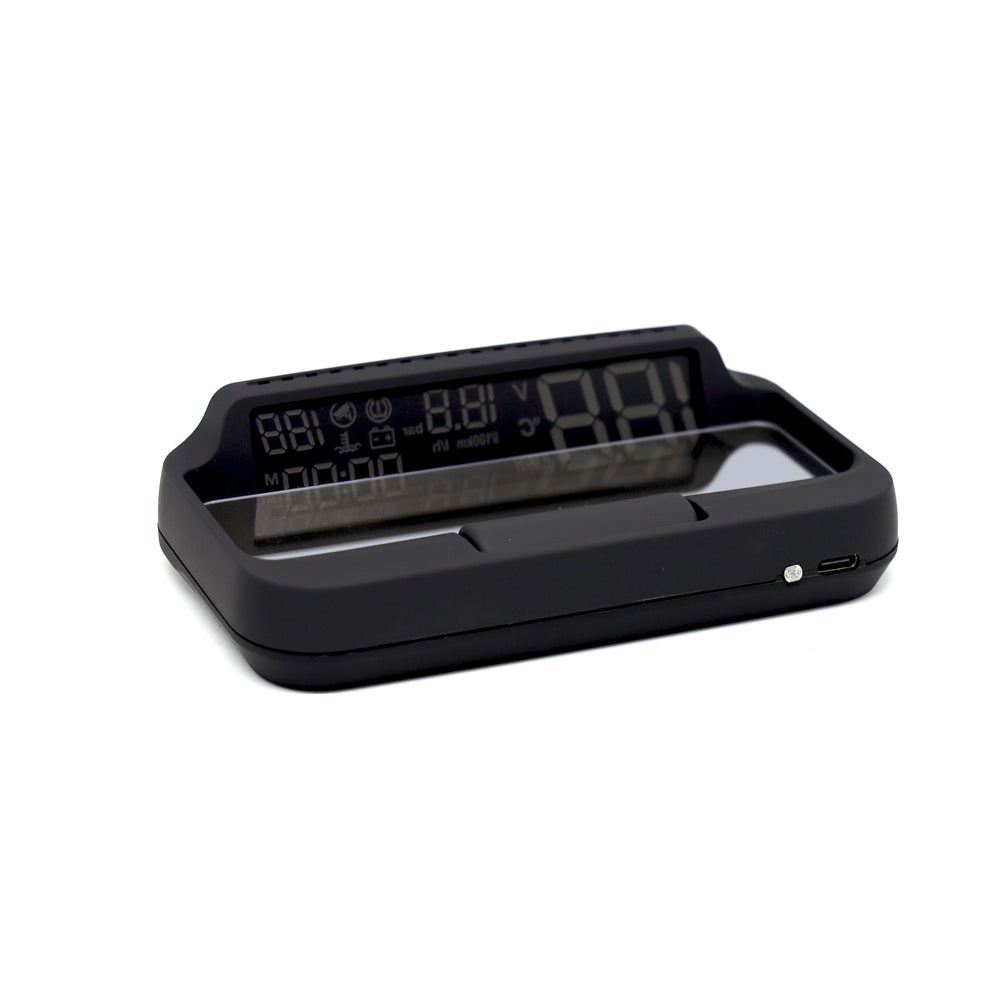 Mirror Hud Head-Up Display RPM Speed Projector Car