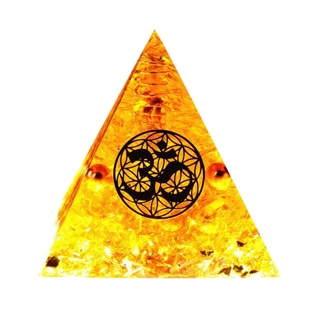Orgone Healing Crystal Pyramid Energy