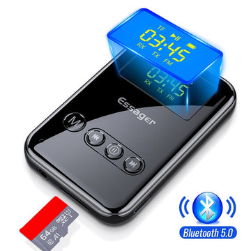 Aux Audio Wireless Adapter for PC TV Headphone Car Bluetooth 5.0 Receiver